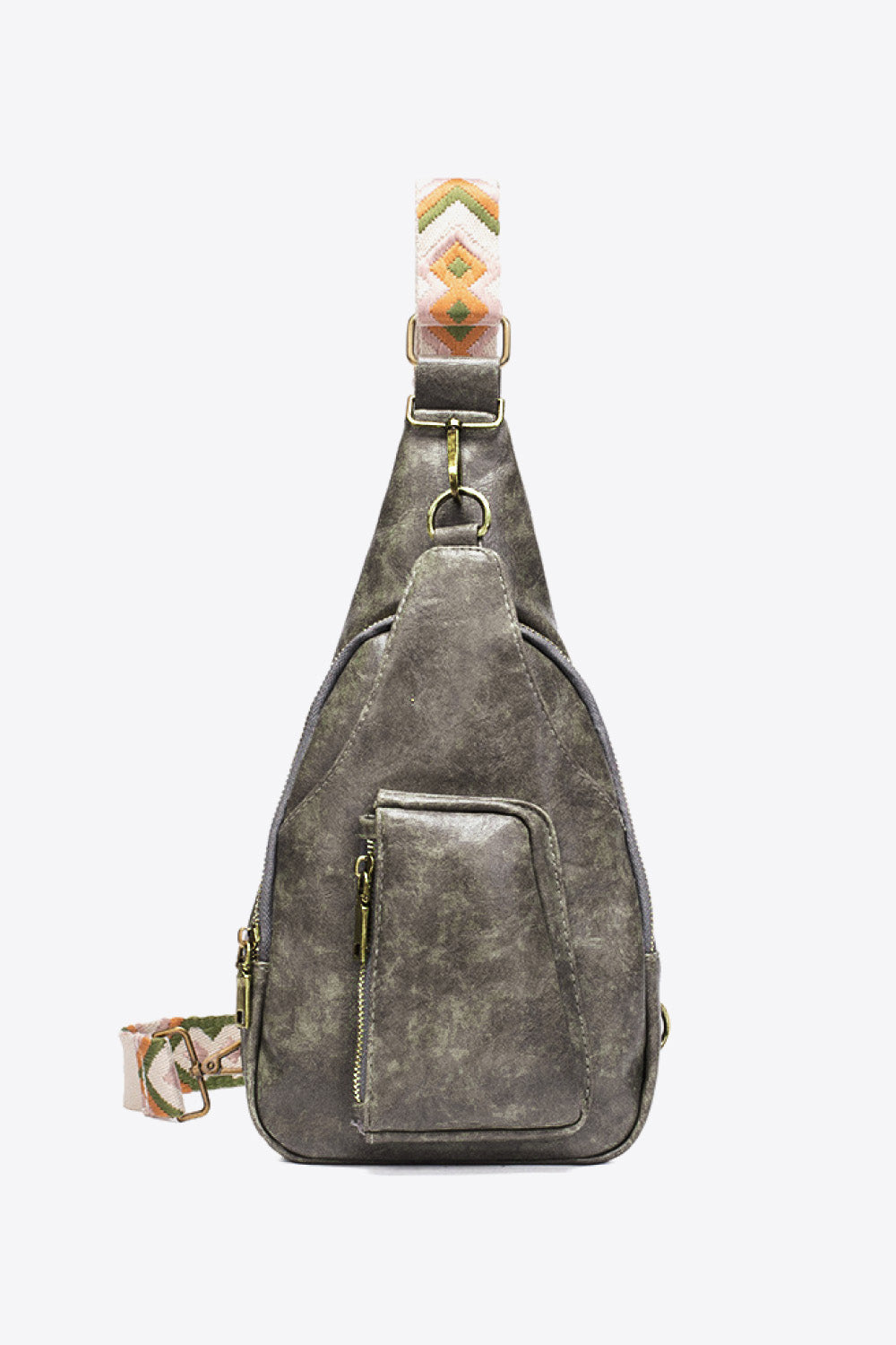 "All The Feels" Trendy Leather Sling Bag