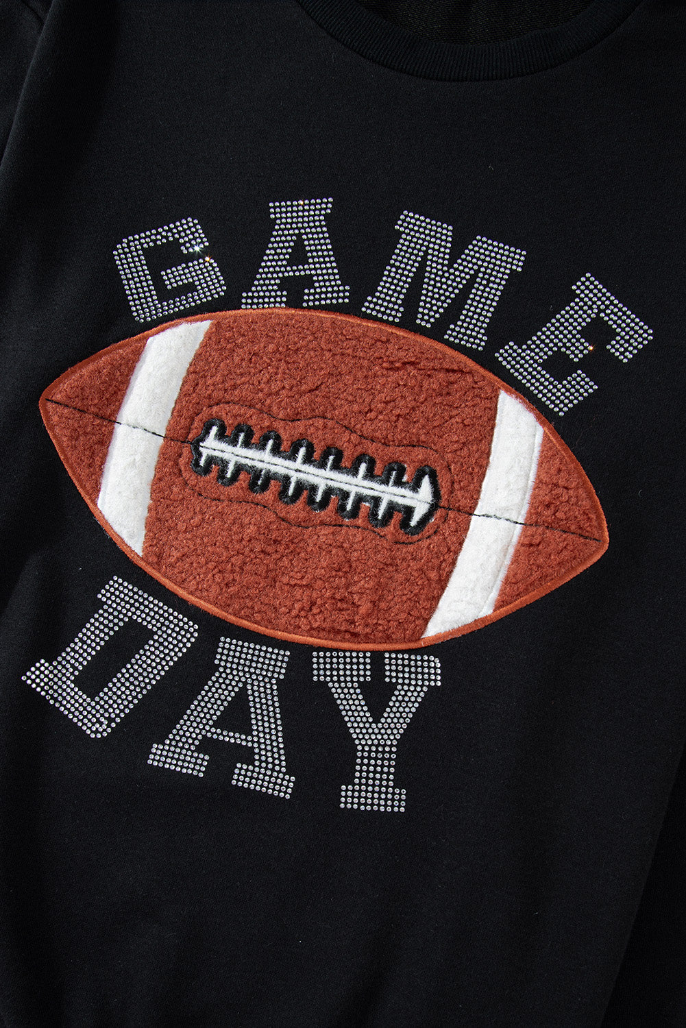 Black GAME DAY Football Graphic Pullover and Shorts Set