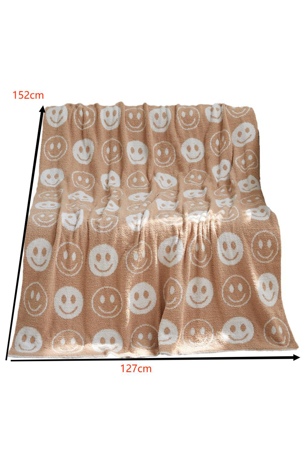 Cozy Smile Flannel Fall Winter Blanket