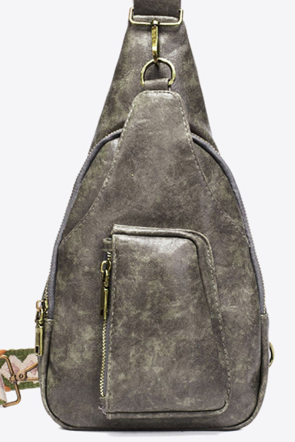 "All The Feels" Trendy Leather Sling Bag