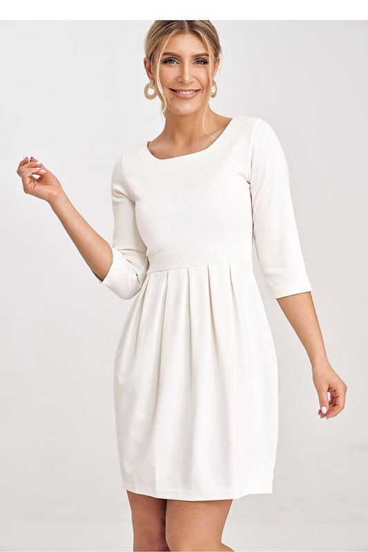 Classic Meets Contemporary: Chic White Dress with Southern Flair