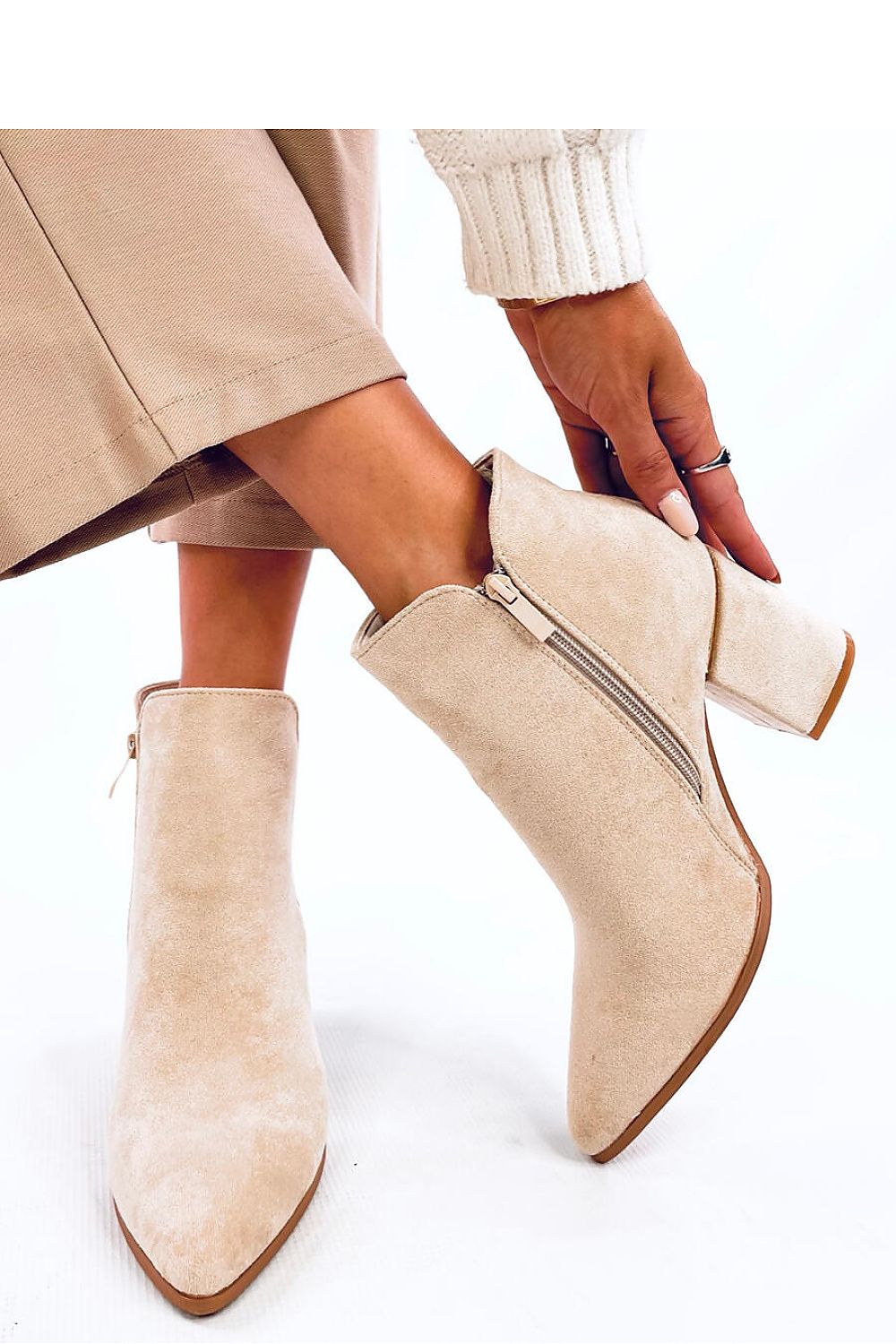 Classic Almond Toe Suede Boots