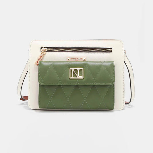 Nicole Lee Color Block Crossbody Bag